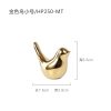 10095072973_2019270171 Nordic Creative Gold Ceramic Bird Figurine - Living Room TV Cabinet Desk Decoration