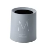 13177443629_455695910.jpg Nordic Round Mini Desktop Trash Can - Creative Living Room Office Bedroom Bathroom Garbage Bin
