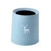 13177449786_455695910.jpg Nordic Round Mini Desktop Trash Can - Creative Living Room Office Bedroom Bathroom Garbage Bin