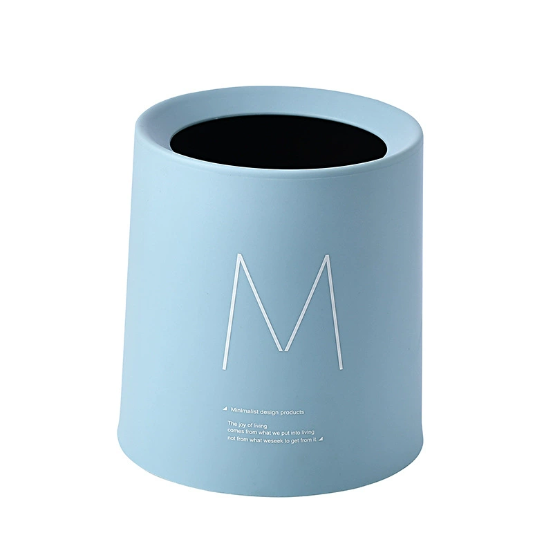 13215190693_455695910.jpg Nordic Round Mini Desktop Trash Can - Creative Living Room Office Bedroom Bathroom Garbage Bin