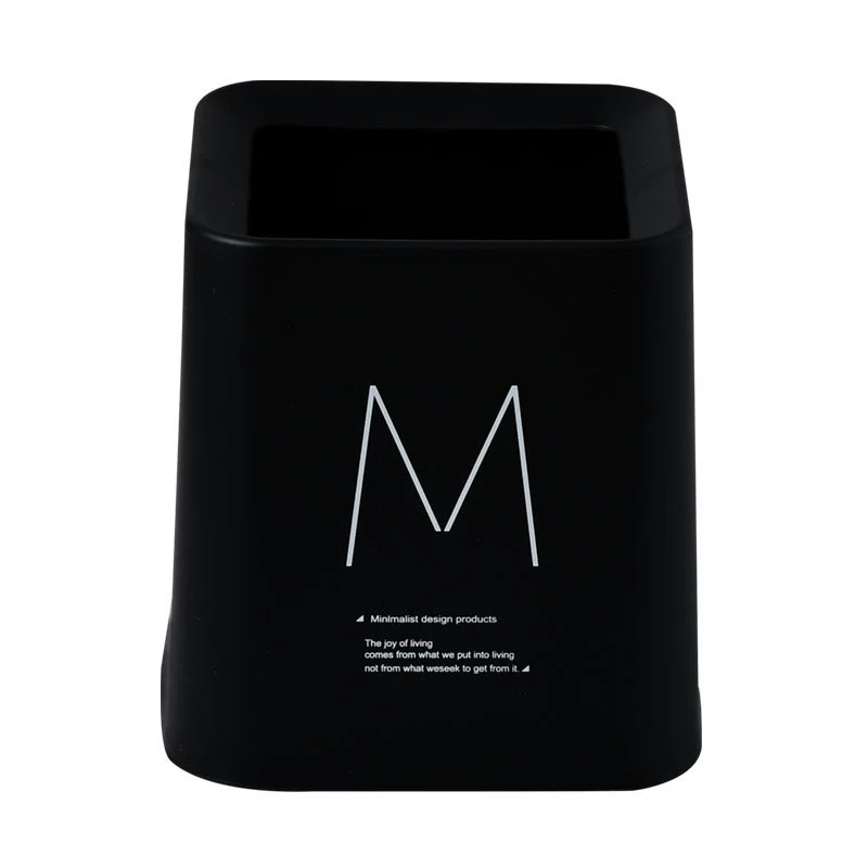 Scandinavian Square Mini Desktop Trash Can - Nordic Creative Living Room Office Bathroom Garbage Bin