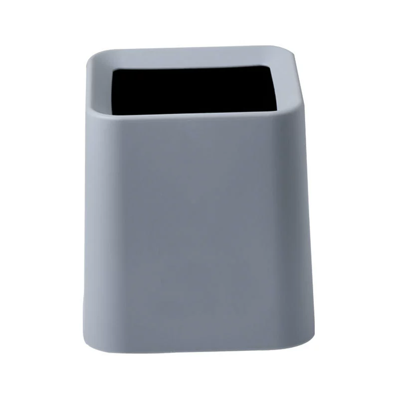 Scandinavian Square Mini Desktop Trash Can - Nordic Creative Living Room Office Bathroom Garbage Bin