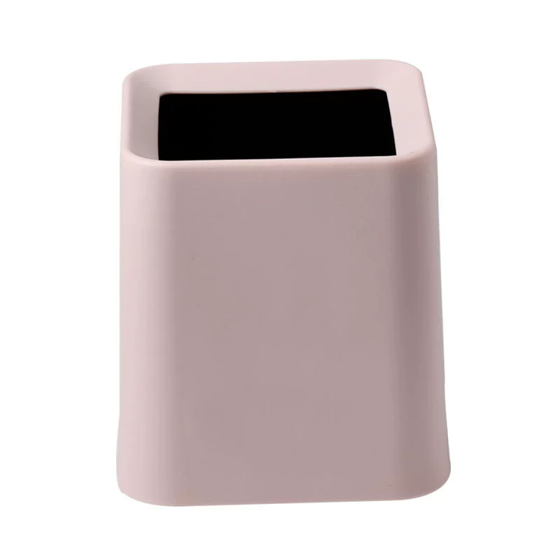 Scandinavian Square Mini Desktop Trash Can - Nordic Creative Living Room Office Bathroom Garbage Bin