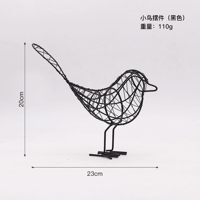 17005572857_831376456.jpg Simple Modern European Creative Iron Bird Decoration Bedroom Room Ornament Nordic Style