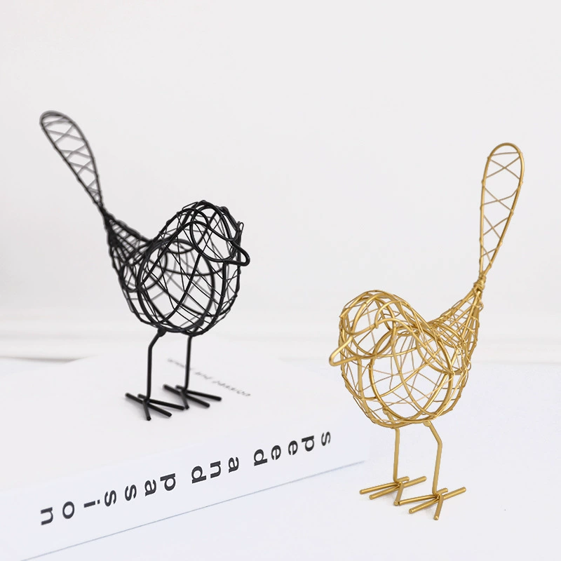 17059963142_831376456.jpg Simple Modern European Creative Iron Bird Decoration Bedroom Room Ornament Nordic Style