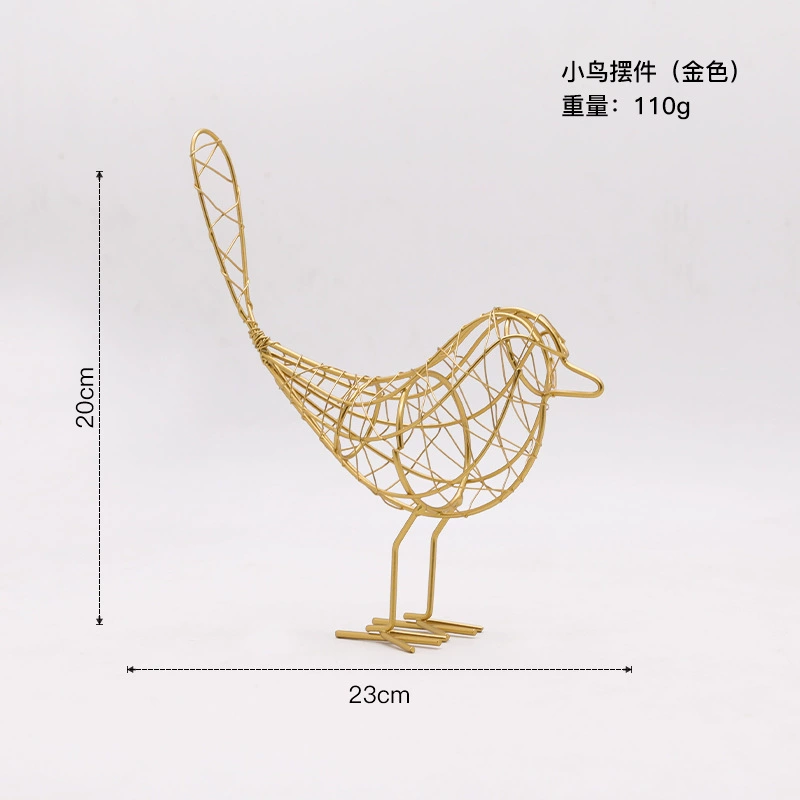 17059981065_831376456.jpg Simple Modern European Creative Iron Bird Decoration Bedroom Room Ornament Nordic Style