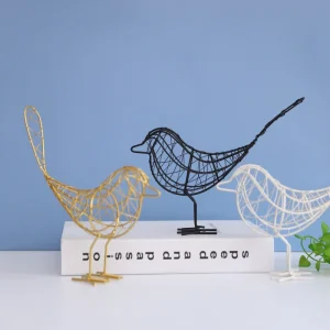 17128997478_831376456.jpg Simple Modern European Creative Iron Bird Decoration Bedroom Room Ornament Nordic Style