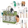 9-Piece Garden Tool Set - Stainless Steel Tool & Aluminum Alloy Gardening Kit with Storage Bag