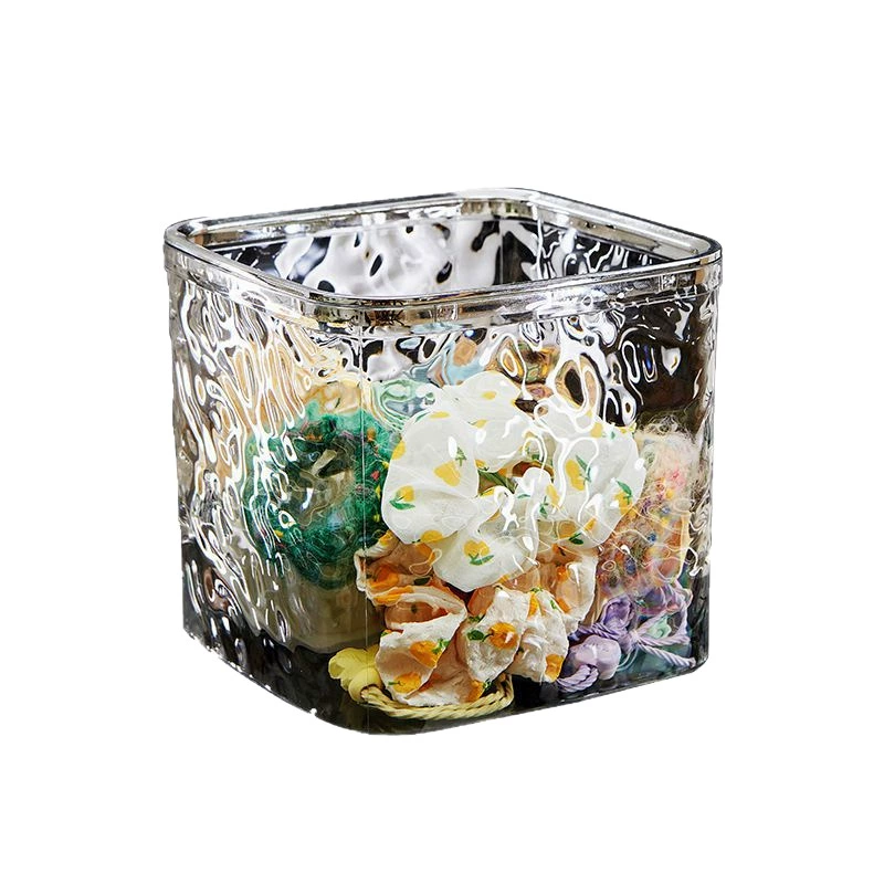 O1CN011gWmu71mmDp3PRGS2_6000000004996-0-cib.jpg Transparent Desktop Storage Box - Glacier Pattern Creative Mini Desk Organization Container