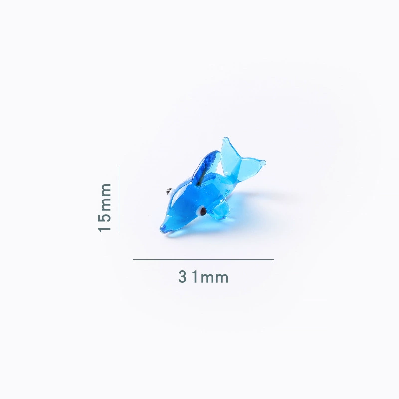 O1CN012kGsuh1fPaaZIexnp_2201245263999-0-cib.jpg Japanese Style Glass Dolphin Figurine - Creative Mini Desktop Ornament Decoration