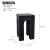 Modern Marble Mini Stool Figurine - Simple Living Room Coffee Table TV Cabinet Decoration