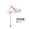 Creative Fishing Cat Fish Tank Decoration - Mini Resin Sleeping Cat Aquarium Ornament