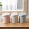 Mini Desktop Flip Lid Trash Can - Creative Small Garbage Bin for Desk, Bedroom, Dormitory, Living Room