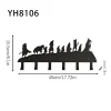 O1CN01Eb9t4q29covVqlRIi_2218588408089-0-cib.jpg Minimalist Love Heart Iron Wall Hook Set - Creative Key Holder Entryway Coat Rack Home Organizer