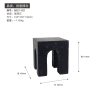 Modern Marble Mini Stool Figurine - Simple Living Room Coffee Table TV Cabinet Decoration