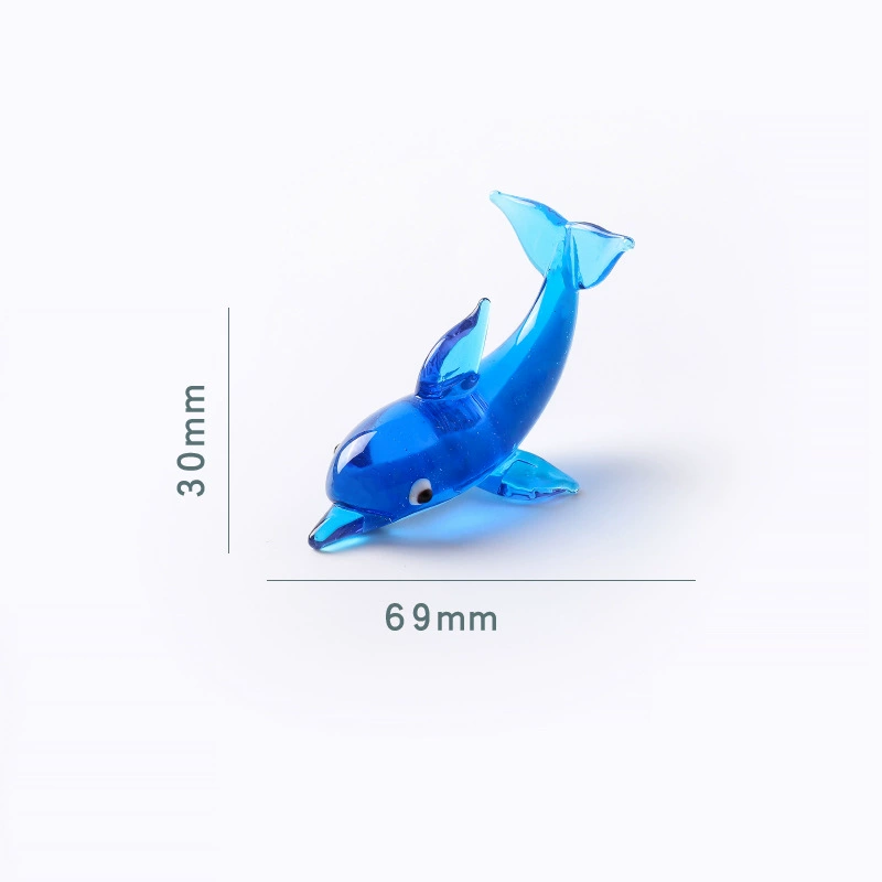 O1CN01J61Jzi1fPaagEQpJO_2201245263999-0-cib.jpg Japanese Style Glass Dolphin Figurine - Creative Mini Desktop Ornament Decoration