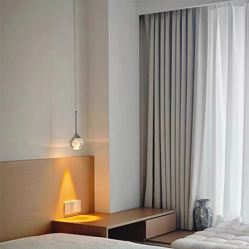 Bedroom Crystal Chandelier - Luxury Moon Wall Light Minimalist Living Room Chandelier