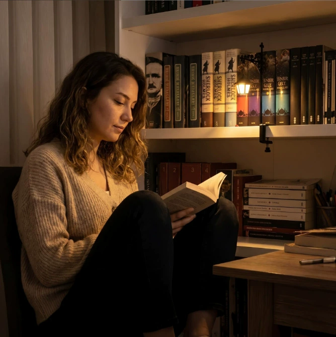 Creative Bookshelf Reading Light - Ghost Lantern Decorative Night Light Bookshelf Decor