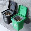 Creative Mini Trash Can Ashtray - Desktop Smoking Ash Tray Home Office Bathroom Decoration