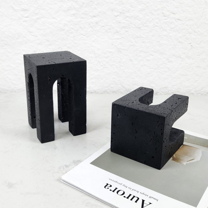 Modern Marble Mini Stool Figurine - Simple Living Room Coffee Table TV Cabinet Decoration