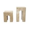 Modern Marble Mini Stool Figurine - Simple Living Room Coffee Table TV Cabinet Decoration