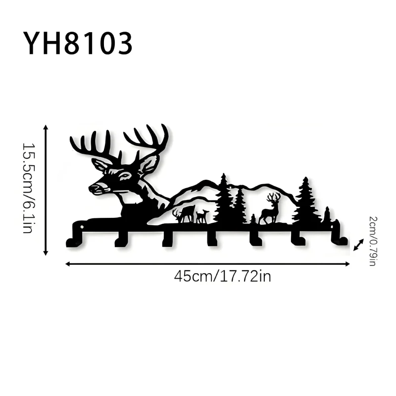 O1CN01VmCRDF29covVM2AXv_2218588408089-0-cib.jpg Minimalist Love Heart Iron Wall Hook Set - Creative Key Holder Entryway Coat Rack Home Organizer