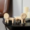 Creative Cute Lion Ceramic Figurine - Living Room TV Cabinet Office Desk Modern Home Decoration