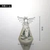 Nordic Angel Wing Glass Figurine - Hand-painted Modern Home Decoration Living Room Bookshelf Ornament