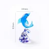 O1CN01ZChPl31fPaae4FrWj_2201245263999-0-cib.jpg Japanese Style Glass Dolphin Figurine - Creative Mini Desktop Ornament Decoration
