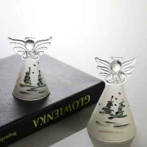 O1CN01ZuMDrr1JNpYt5vj2m_2200621431017-0-cib.jpg Nordic Angel Wing Glass Figurine - Hand-painted Modern Home Decoration Living Room Bookshelf Ornament