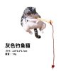 Creative Fishing Cat Fish Tank Decoration - Mini Resin Sleeping Cat Aquarium Ornament
