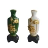 Chinese Style Peony Vase Decor - Resin Craft Ornament Living Room Home Decoration Gift