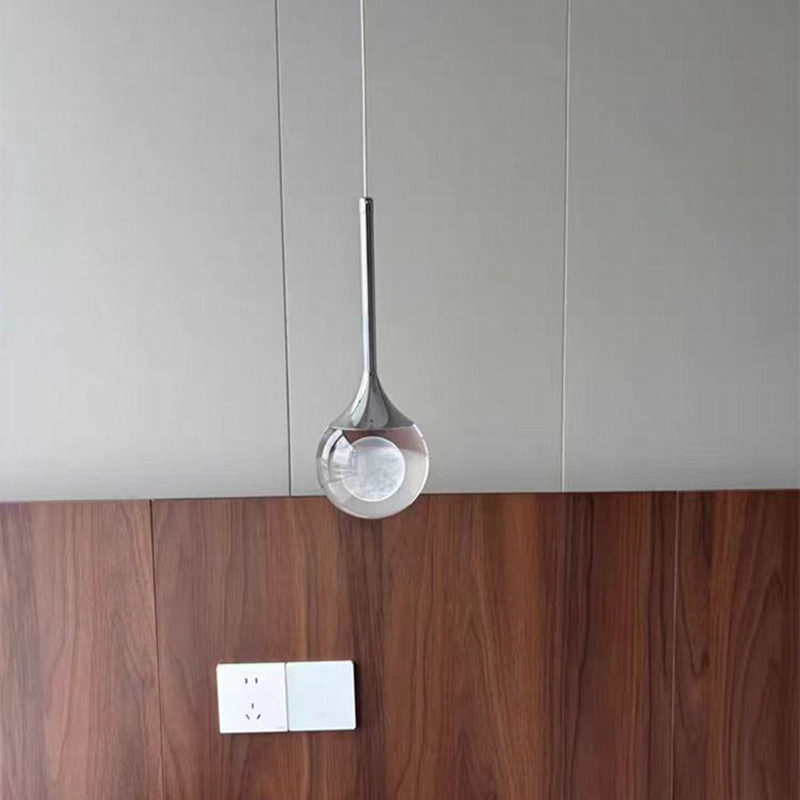 Bedroom Crystal Chandelier - Luxury Moon Wall Light Minimalist Living Room Chandelier