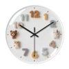 Creative Cartoon Wall Clock - Silent Quartz Clock Kids Bedroom Living Room Decoration