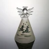 Nordic Angel Wing Glass Figurine - Hand-painted Modern Home Decoration Living Room Bookshelf Ornament