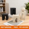 Modern Marble Mini Stool Figurine - Simple Living Room Coffee Table TV Cabinet Decoration