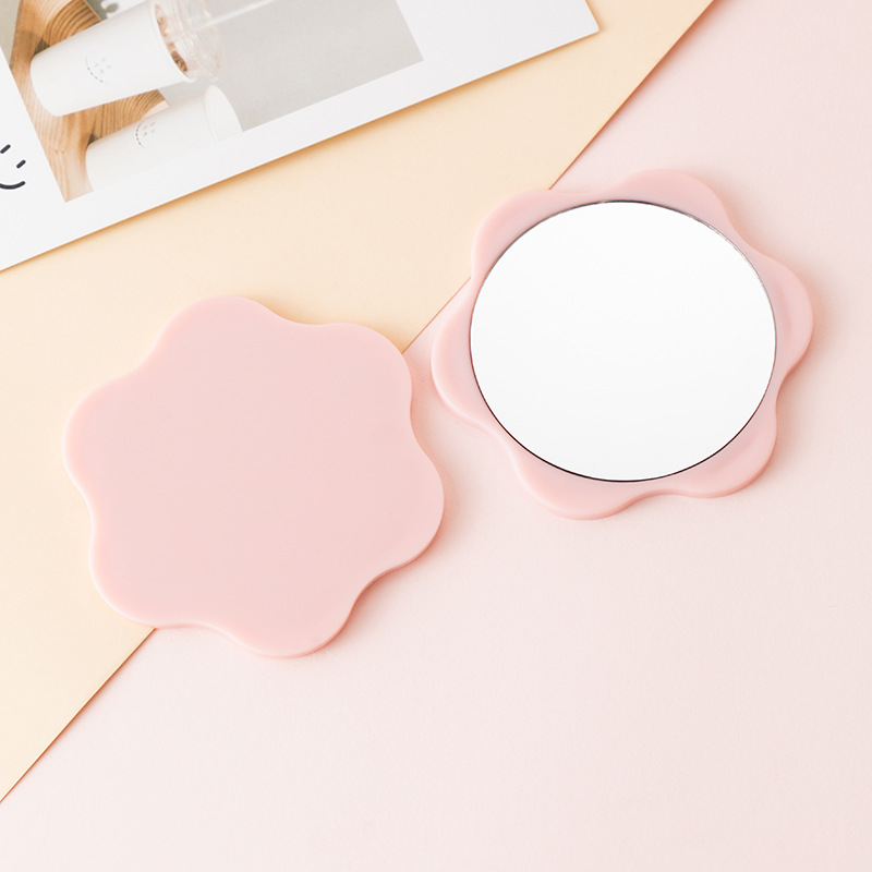 O1CN01pUHK8n2NJxBdie1RG_2215537409943-0-cib Creative Mini Cute Flower Mirror - Portable Compact Hand Mirror for Women Girls