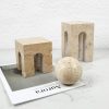 Modern Marble Mini Stool Figurine - Simple Living Room Coffee Table TV Cabinet Decoration