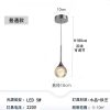 Bedroom Crystal Chandelier - Luxury Moon Wall Light Minimalist Living Room Chandelier