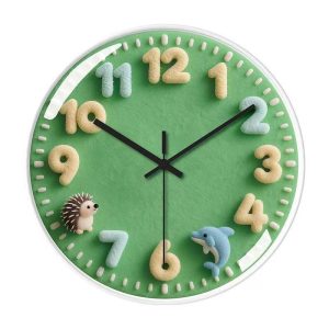 Creative Cartoon Wall Clock - Silent Quartz Clock Kids Bedroom Living Room Decoration