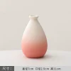 O1CN01yP4df31PbvnBplrDK_2220317601860-0-cib.jpg Mini Gradient Ceramic Vase - Creative Living Room Wine Cabinet Dried Flower Desktop Decoration