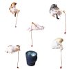 Creative Fishing Cat Fish Tank Decoration - Mini Resin Sleeping Cat Aquarium Ornament