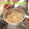 Stainless Steel Wire Basket with Handles - Heavy Duty Kitchen Colander & Storage Basket, 4 Sizes