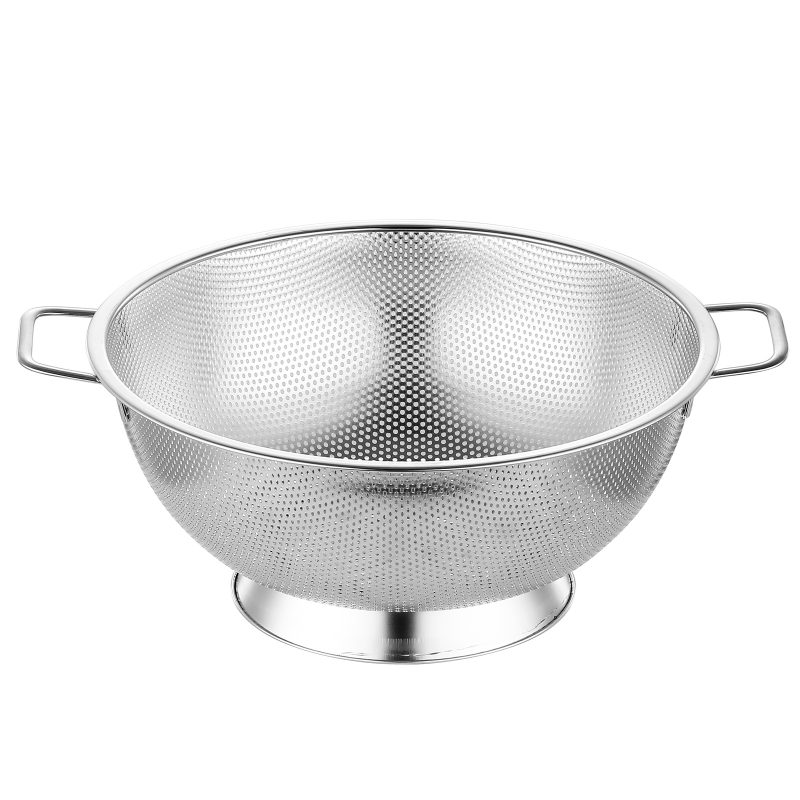 Stainless Steel Wire Basket with Handles - Heavy Duty Kitchen Colander & Storage Basket, 4 Sizes