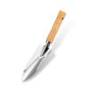 Beech Wood Stainless Steel Garden Tool Set - Ergonomic Wood Handle Gardening Tools for Planting