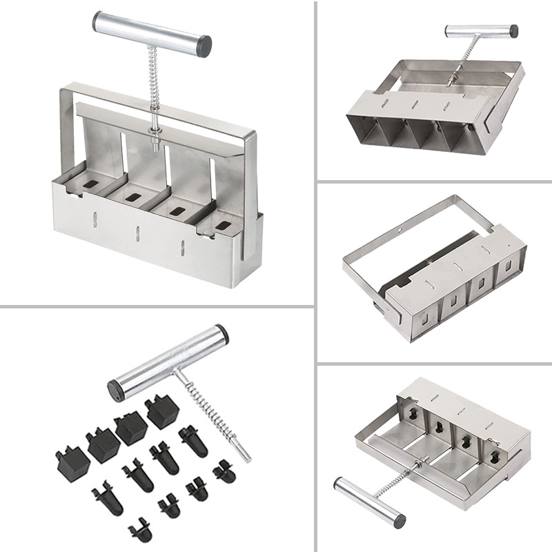 Hand Soil Blocker Tool - Single Row Seedling Soil Block Maker for Garden Planting Gardening