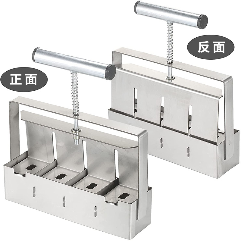 Hand Soil Blocker Tool - Single Row Seedling Soil Block Maker for Garden Planting Gardening