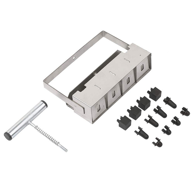 Hand Soil Blocker Tool - Single Row Seedling Soil Block Maker for Garden Planting Gardening