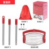 Fruit Nut Collector Pickup Tool - 1.2m Stainless Steel Garden Nut Gatherer for Walnuts Chestnuts Golf Balls