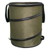 Foldable Oxford Cloth Garden Leaf Bin - Outdoor Garden Yard Leaf Waste Collection Bag with Steel Wire